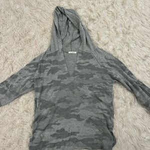 Lightweight soft Grey Camo Hoodie